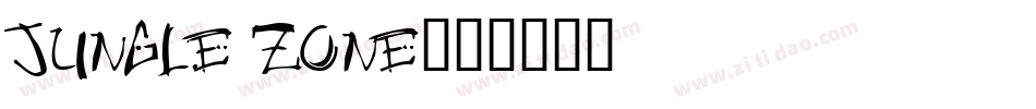 Jungle Zone字体转换